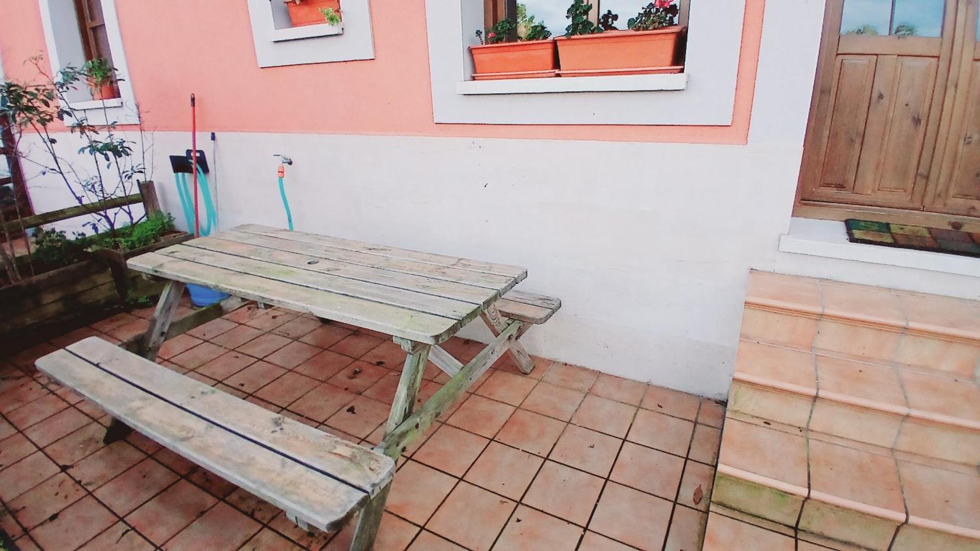 شقة Acogedor Bajo Con Terraza Y Vistas نويفا دي يانس المظهر الخارجي الصورة